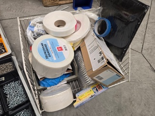 Bevestigingsmaterialen in 8 magazijnbakken. Mix, partij
